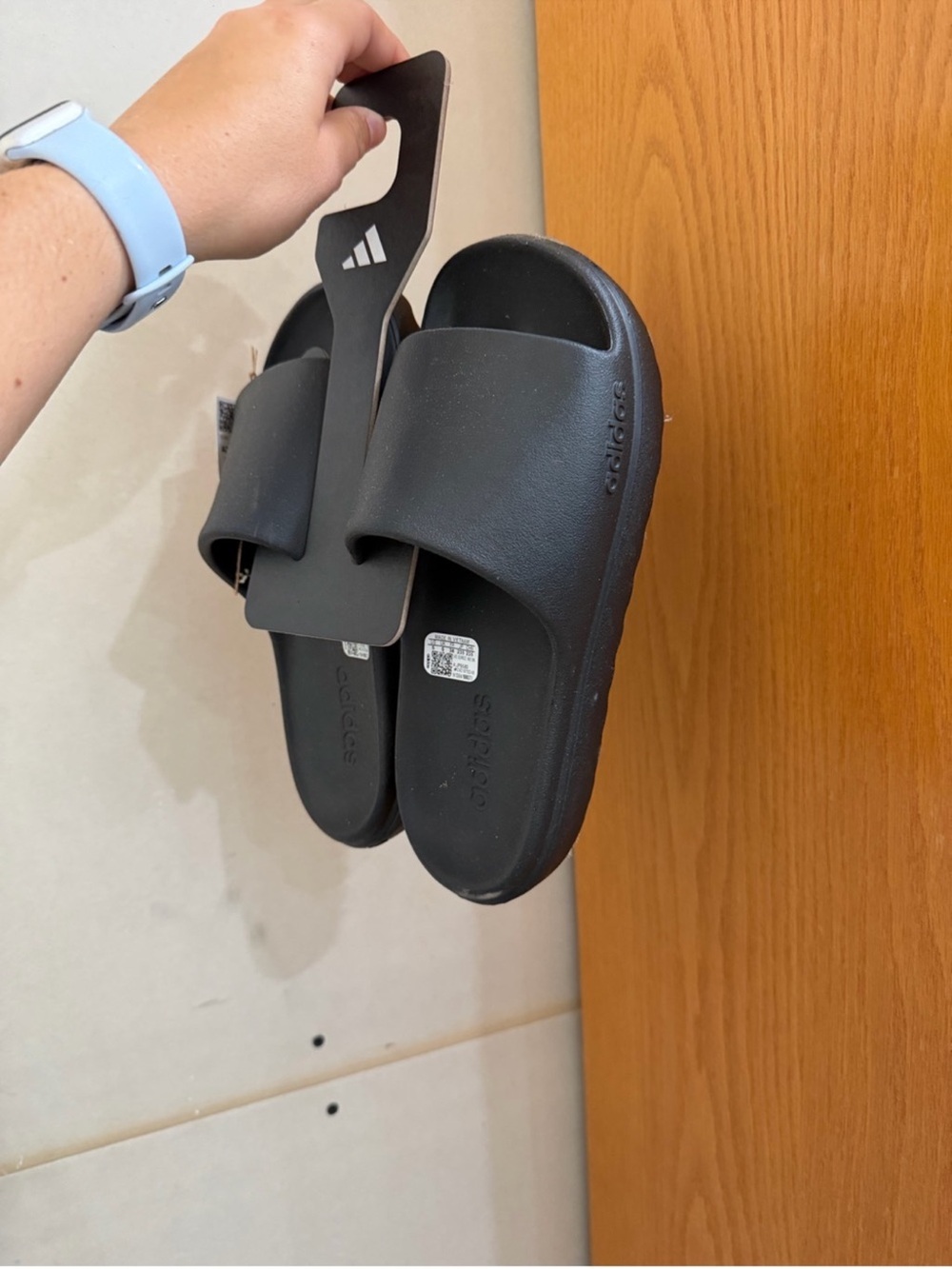 Adidas Adilette Cloudfoam Slide Sandals - Black